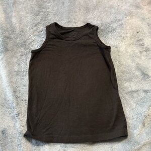 Black Sleeveless Tank Top